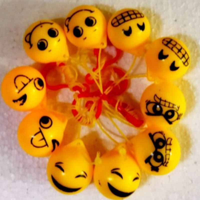 12 PCS MAINAN JADUL BOLA TOK TOK LATTO LATTO ETEK ETEK SMILE / LATTO2 KARAKTER // LATO LATO EMOJI