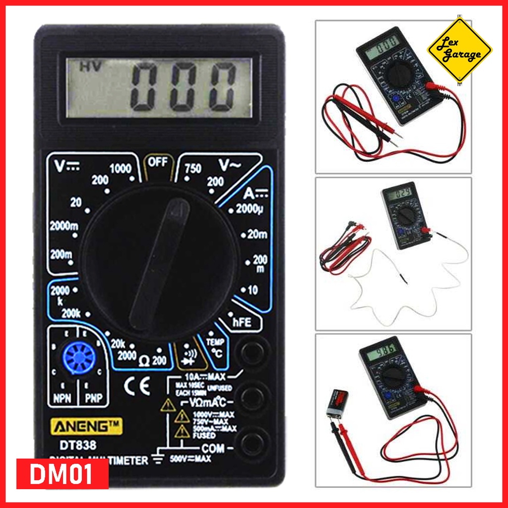 Multimeter Avometer Multitester Digital Tang Ampere Digital ANENG