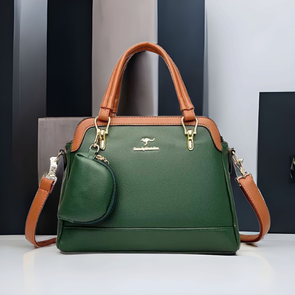 Tas Model Terbaru Ibu-Ibu Sling Bag Selempang Jinjing Batam Free Dompet Mini Tote Wanita Kerja Kanto