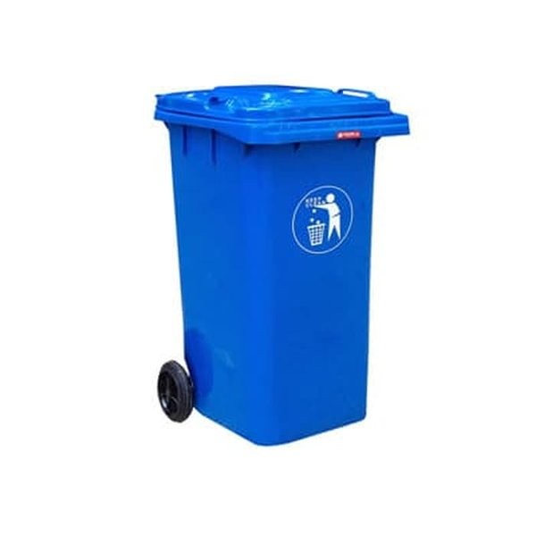 Tempat Sampah tong sampah Kotak Sampah Astana Dustbin 120 LITER DENGAN RODA lion star C-67