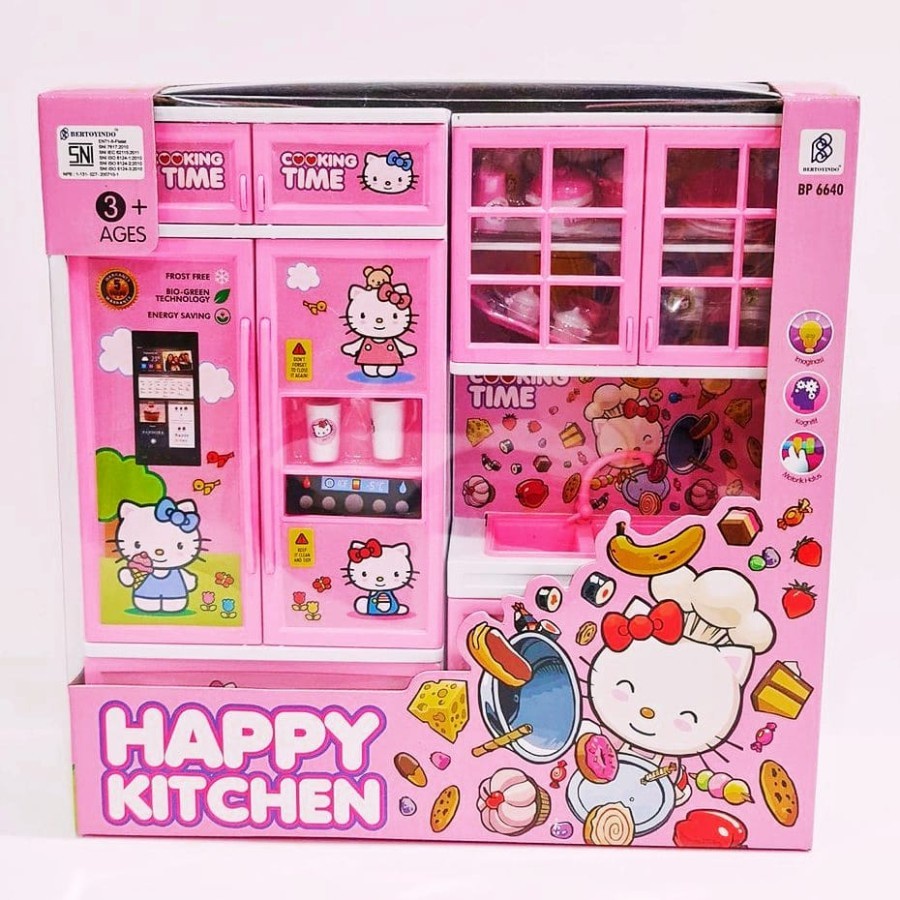 MAINAN MASAKAN KITCHEN SET HAPPY COOKING HELLO KITTY