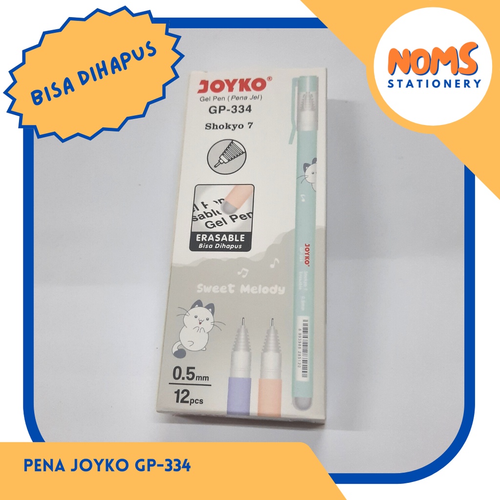 

Erasable Gel Pen Pulpen Bisa Dihapus Joyko GP-334 Shokyo 7 Gel 0.5 mm