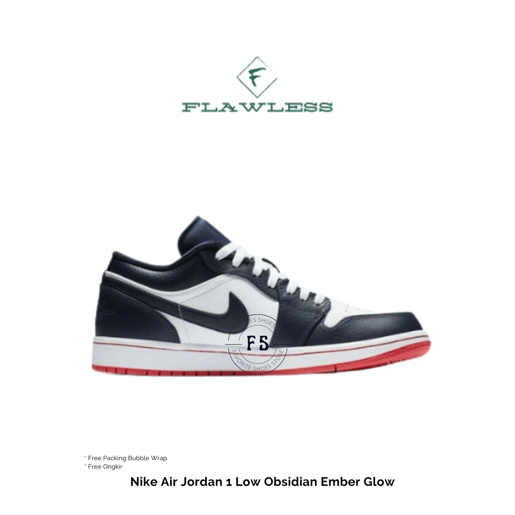 Nike Air Jordan 1 Low Obsidian Ember Glow BNIB
