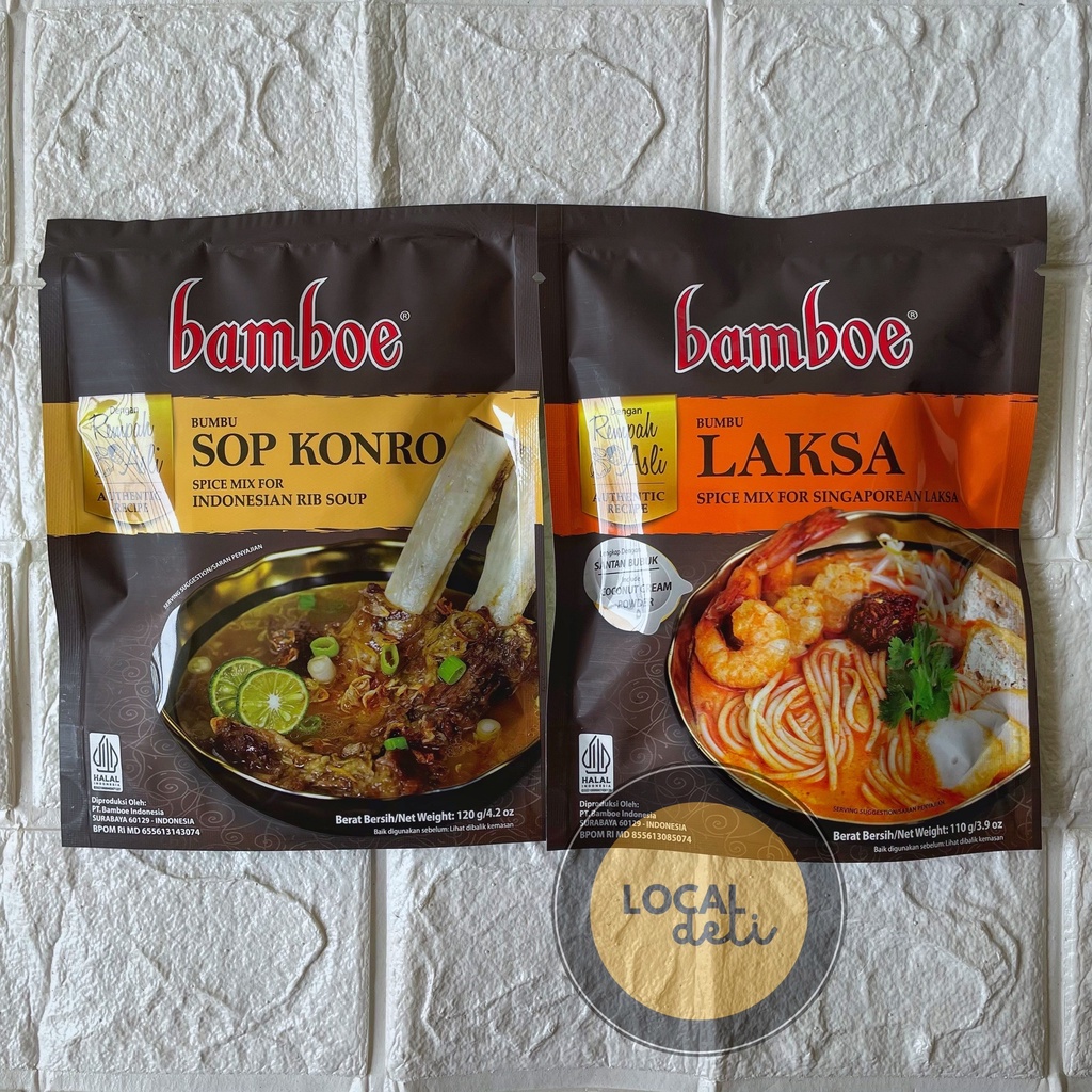 Jual Bamboe Bumbu Dapur Premium Bumbu Bamboe Bumbu Laksa Bumbu