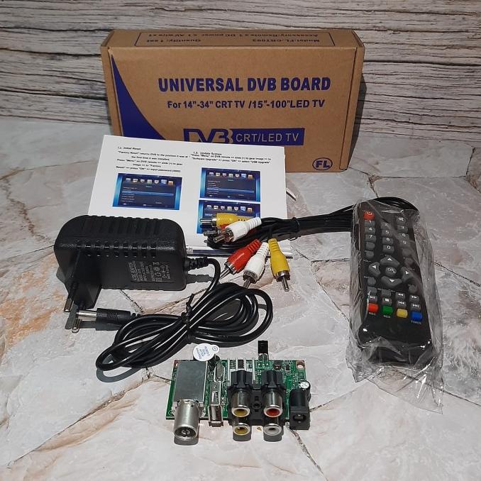 TUNER Digital DVBT2 universal KiT utk TV TABUNG 14-34" /LCDLED 15-100"