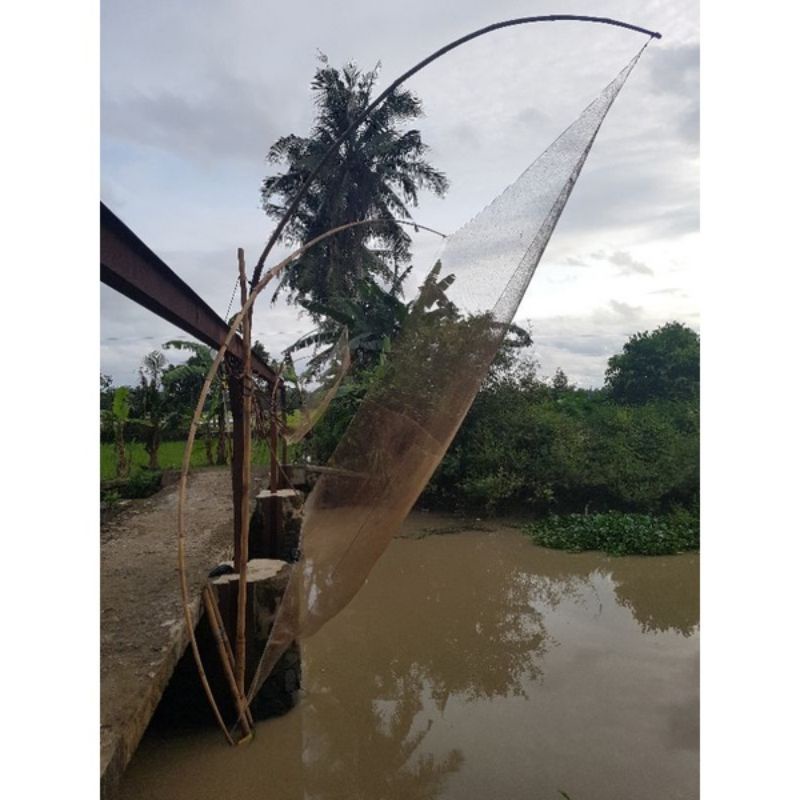 Tangkul ikan nilla dan mujaer  / jaring anco jumbo ukuran lubang 1 inchi / 1 jari 3 × 3 meter