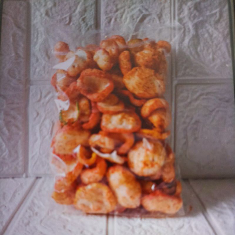 

krupuk seblak daun jeruk