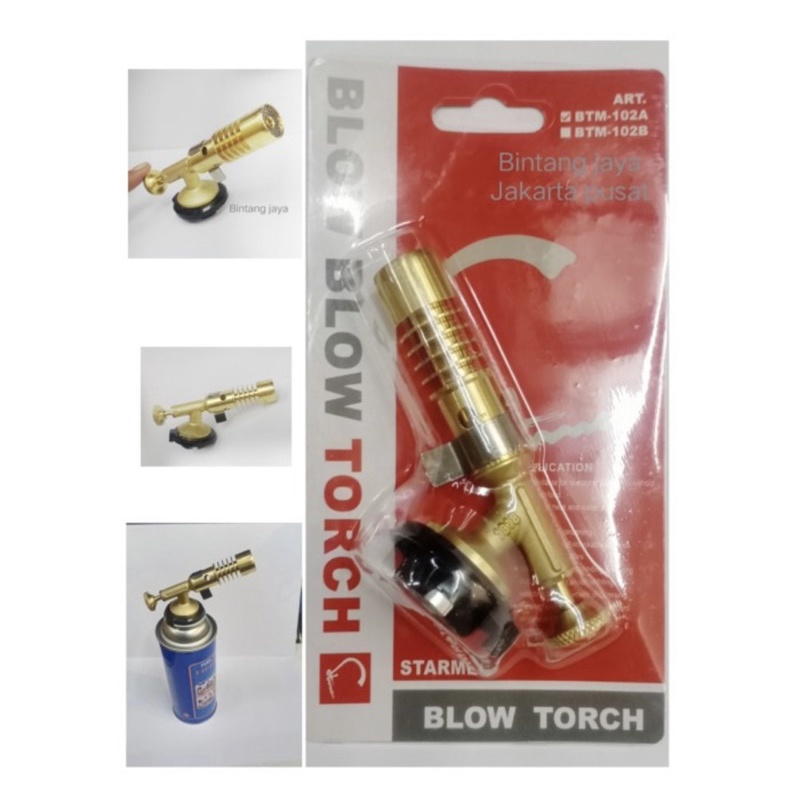 Alat las flame gun / kepala las single torch / Blow torch portable BTM 102