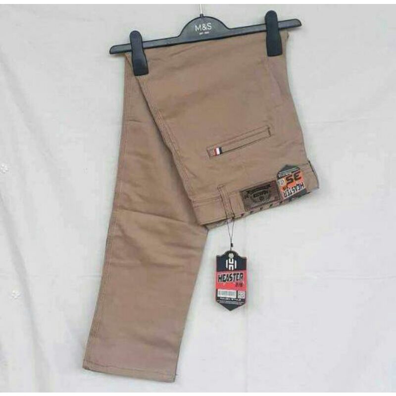 Celana Panjang Pria Chino Big Size Super Jumbo Bahan Chino