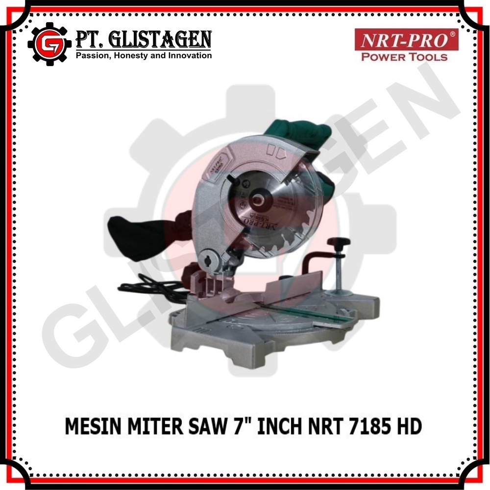 NRT-PRO MS7185HD Mesin Miter Saw 7&quot; inch Gergaji Potong kayu Aluminium