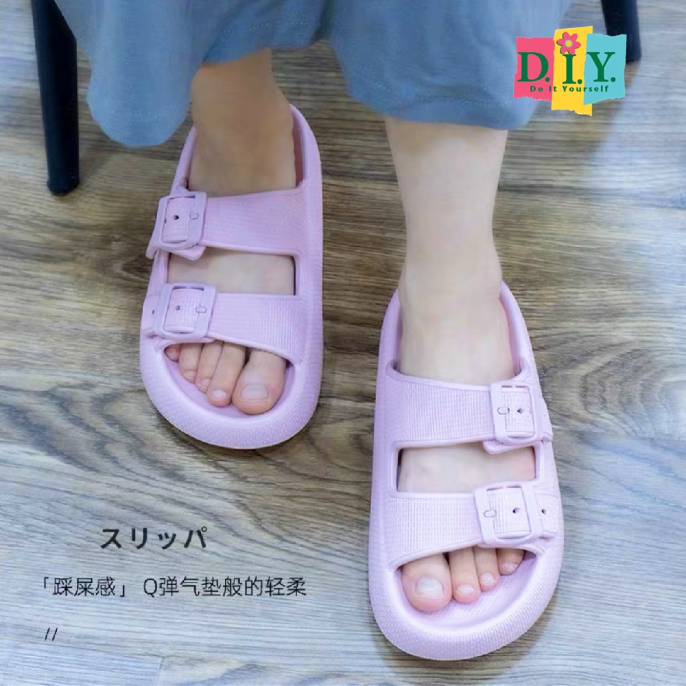 sandal jelly wanita  gesper ban dua