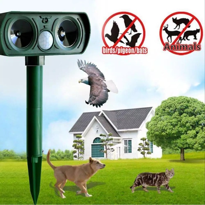 Maeh Alat Pengusir Hewan Anjing / Kucing / Rubah Ultrasonik