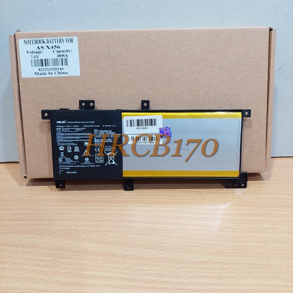 Batre Baterai Asus A456 A456U A456UJ A456UUU A456UF A456UQ X456 Model C21N1508 -HRCB