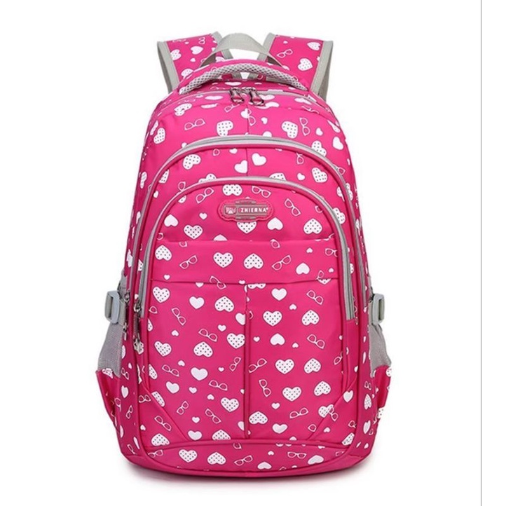 Tas Ransel sekolah Anak Motif Love Backpack Sekolah anak Perempuan SD SMP