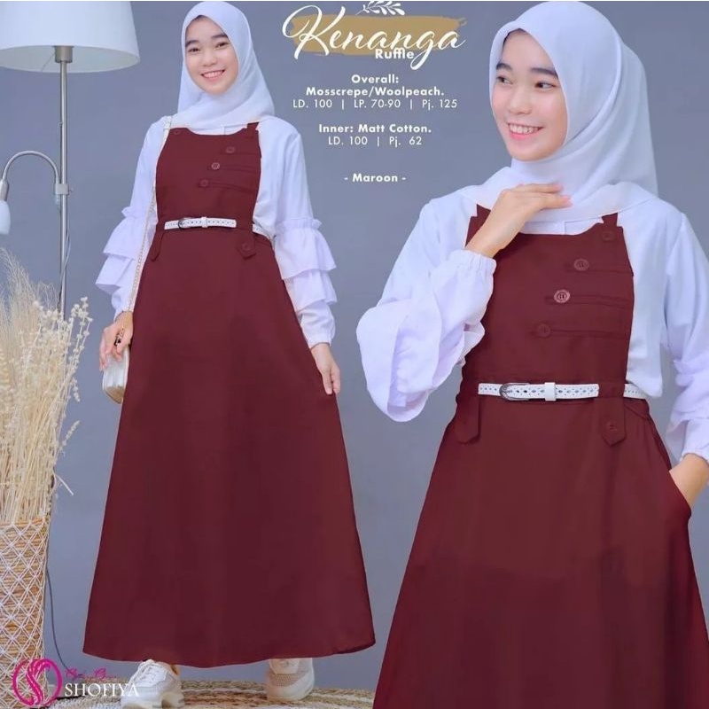 Angelyapbunny Setelan Overall Kenanga Fit XL