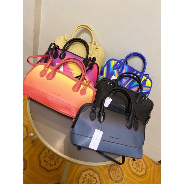 tas ck harmonee bowling bag / ck alma / tas charles & keith / slingbag ck / selempang ck / tas kulit