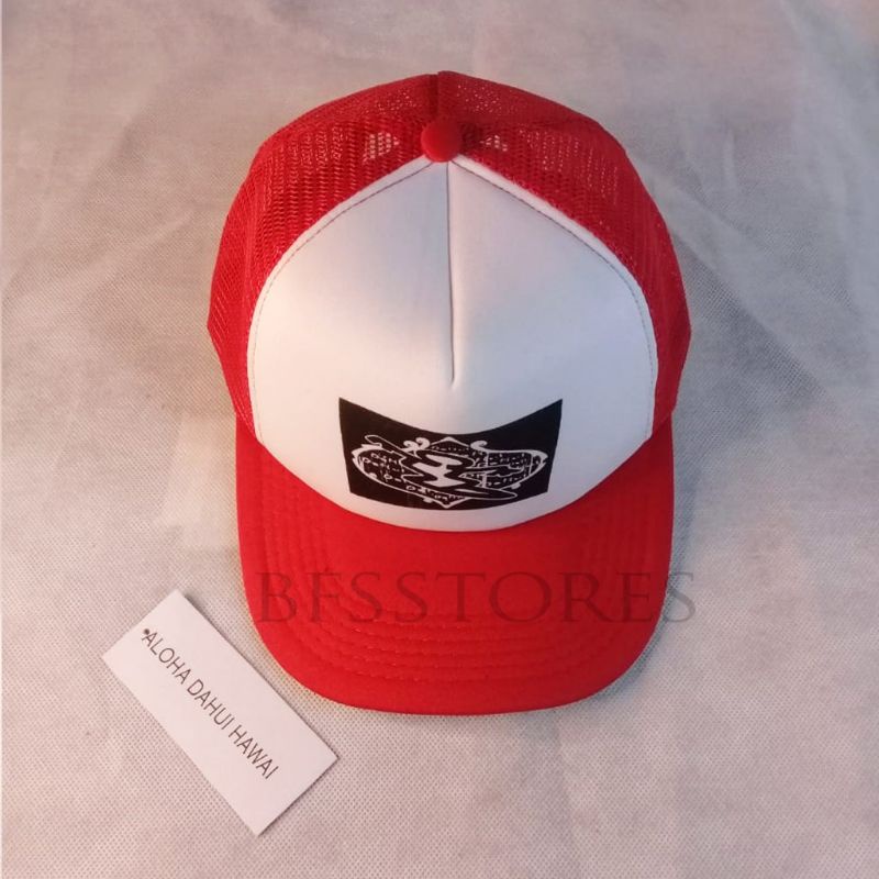 Topi Jaring Trucker Dahui Aloha Snapback Warna Cerah