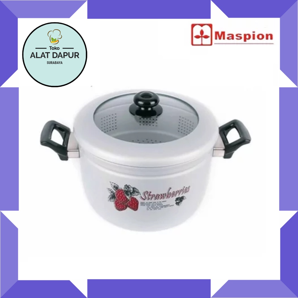 Panci Maspion Kukus Silano Steamer Rice Cooker Serbaguna 22 28cm 30cm