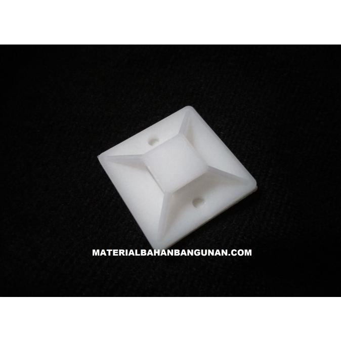 

Per 10 Kabel Ties Mount 3 x 3 cm Pengait Pengikat Cable tis Tembok citrab44 Segera Beli