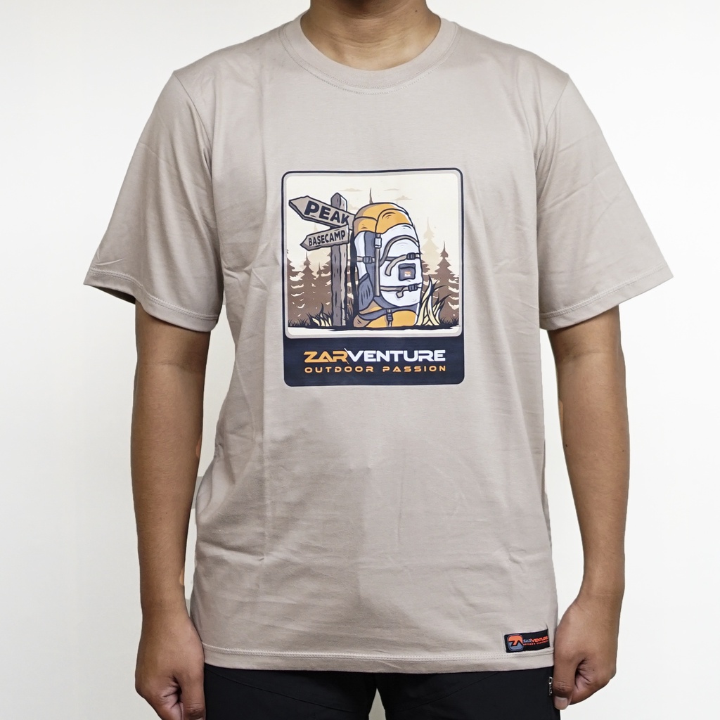 kaos tshirt tema adventure hiking zarventure 1003