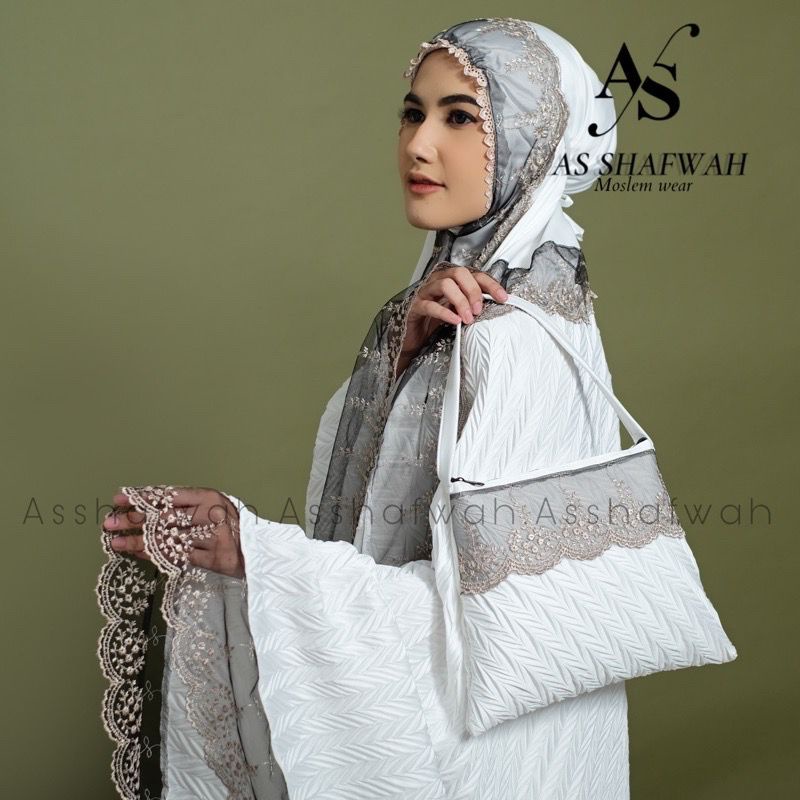 Mukena Renda Premium | Mukena Jumbo Renda Turki