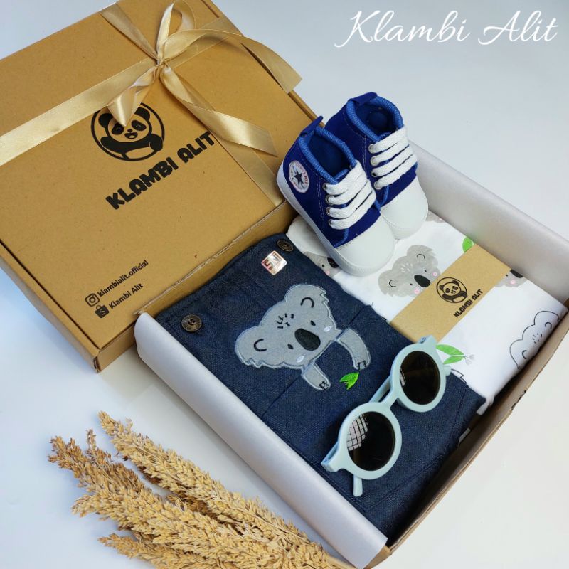 Klambi Alit Hampers Bayi / Kado Lahiran / Baby Hampers / Kado Bayi/ Kado Bayi Laki-Laki / Baju Bayi / Kado Newborn / Hampers Newborn