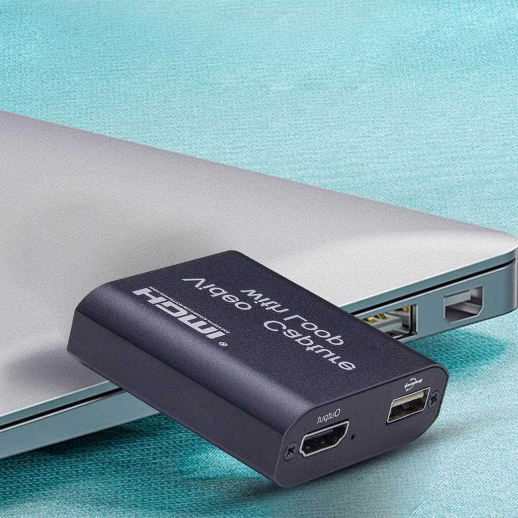 ALLOYSEED HDMI Video Capture Card Adapter Record Box USB2.0 4K - MS119