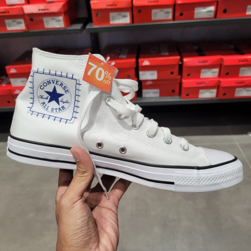 Converse Chuck Taylor All Star Hi High Denim Desert White Blue A00779C Original