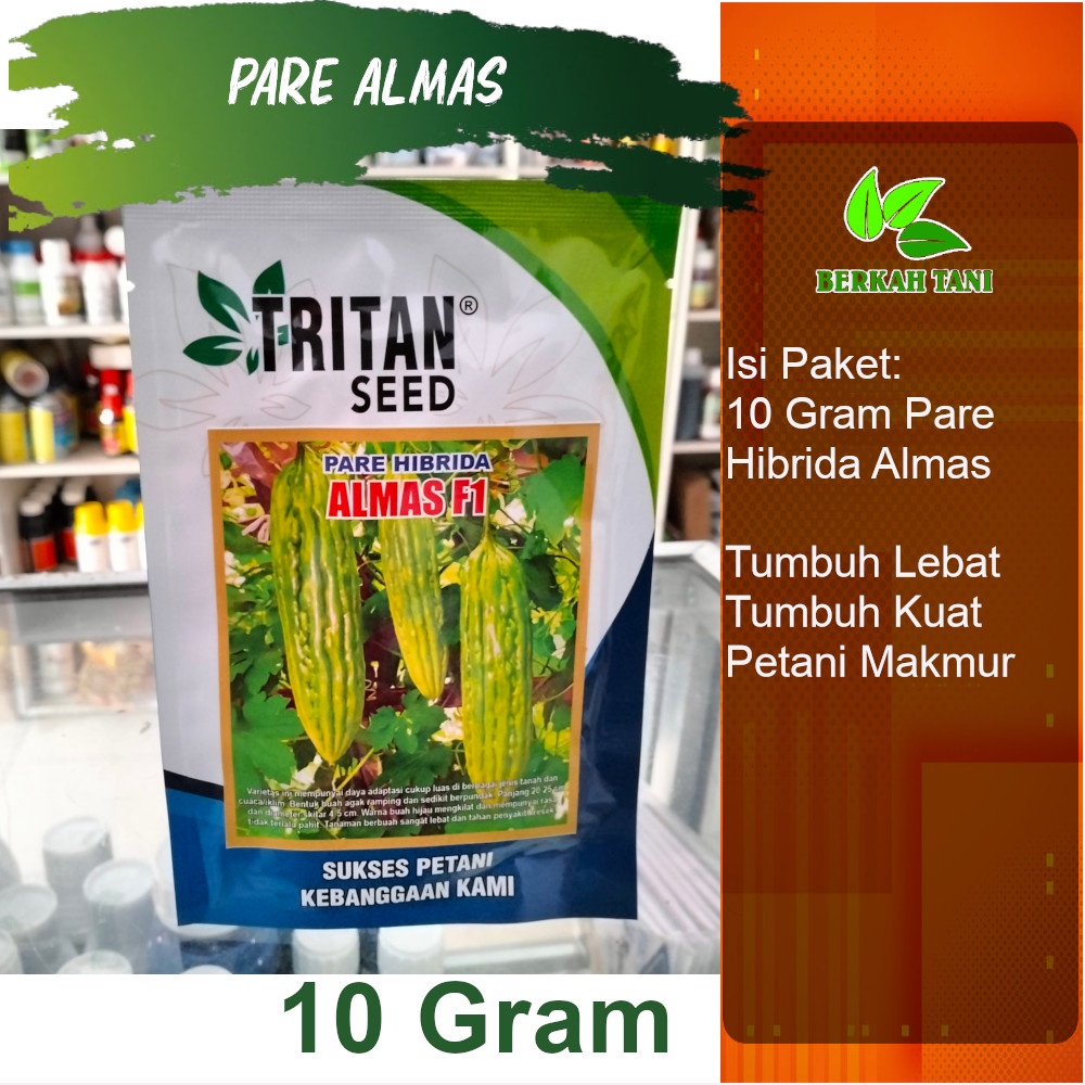 Benih Pare Hibrida Almas 10 Gram Pare Dulco