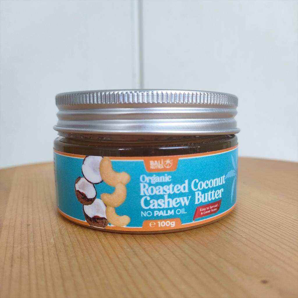 

Coconut Cashew Butter 100g ( Roasted ) Selai Kacang Mente Bali Nutra