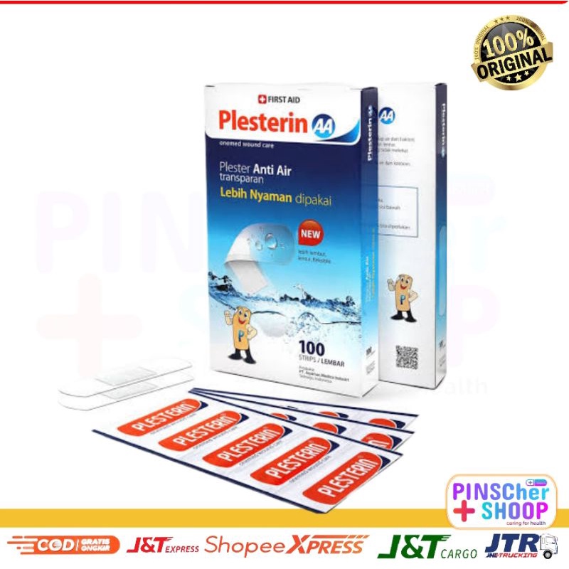 Plesterin AA OneMed Plester Luka Anti Air isi 100 Pcs / Box