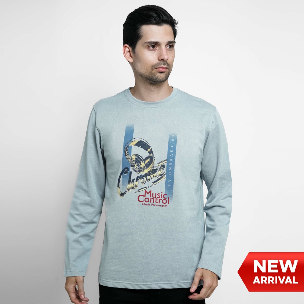 Damor Kaos  Slimfit Men Gray Lengan Panjang - RMSCL.CB010G