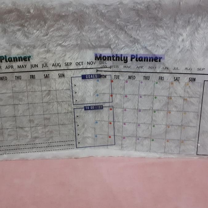 

Monthly Planner Acrylic A3 murah