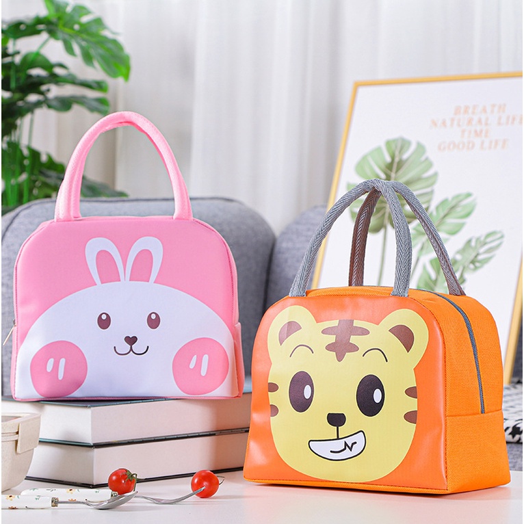 ⭐️𝐈𝐇𝐒 𝟐𝟒𝟖 𝐋𝐚𝐦𝐩𝐮𝐧𝐠⭐️Tas Bekal Lunch Cooler Bag Salur Makanan Aluminium Kotak Makan Ransel Anak