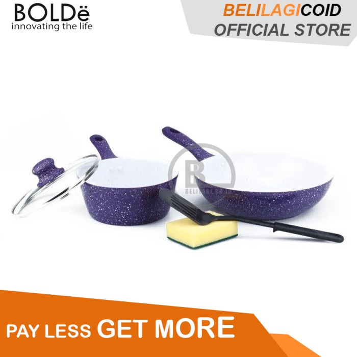 Promo Bolde Panci Super Pan Set Purple Berkualitas