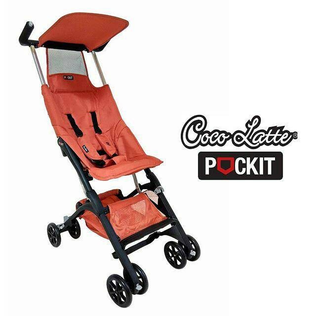 Unik stroller Cocolatte  Pockit 688 Cover Orange Diskon