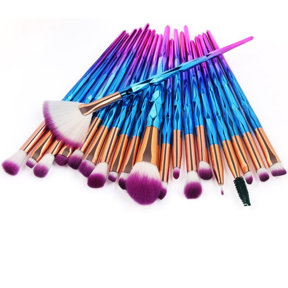 Brush Slim Prism Brush Set 20Pcs Brush Make Up Set Brush Alat Make Up Kuas Make Up Set Lengkap Make Up Brush Makeup Kuas Makeup