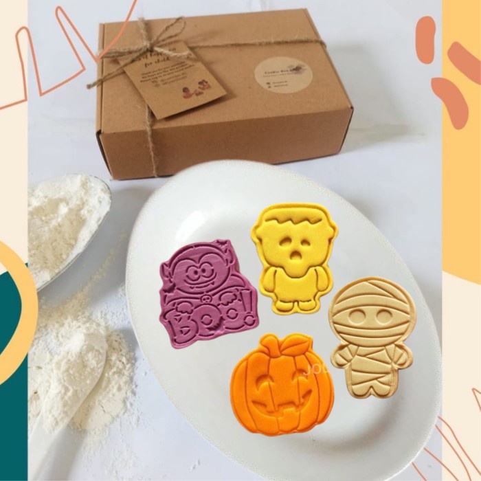 

Terlaris ✨ - Diy cookies kit Halloween | hampers godiebag ultah | menghias cookies 2.1.23