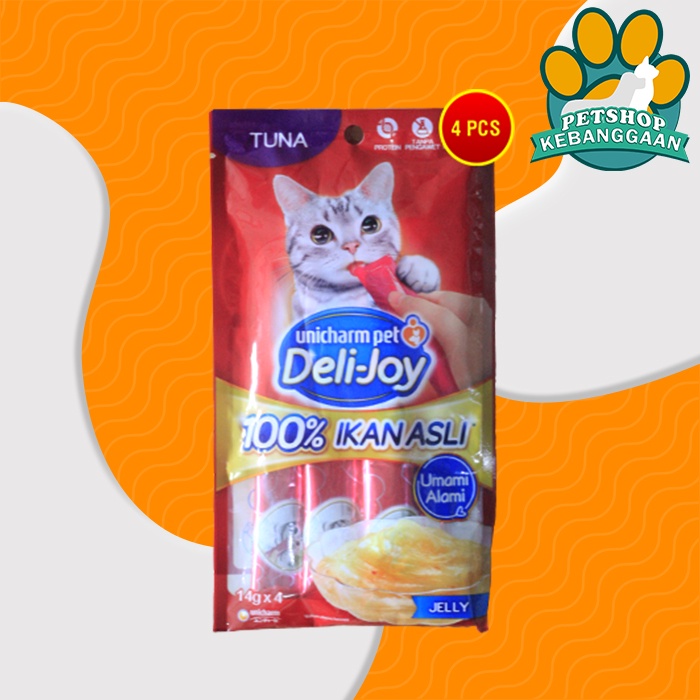 Snack Kucing Deli Joy Creamy Cat treat Cemilan 14 Gram