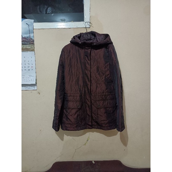 parka UNIQLO original jacket bunglon jaket wanita size M