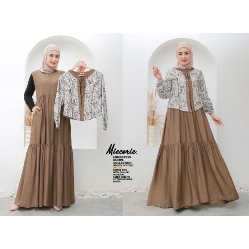 Gamis Wanita 2in1 Miecorie Dress by Balimo