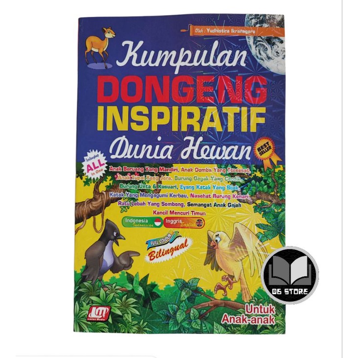 Buku Anak Kumpulan Dongeng Inspiratif Dunia Hewan Bergambar