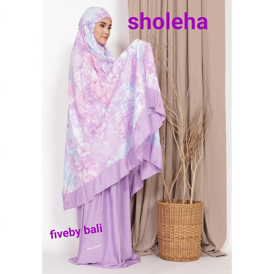 Mukena Bali Smoke Tie Dye Sholeha