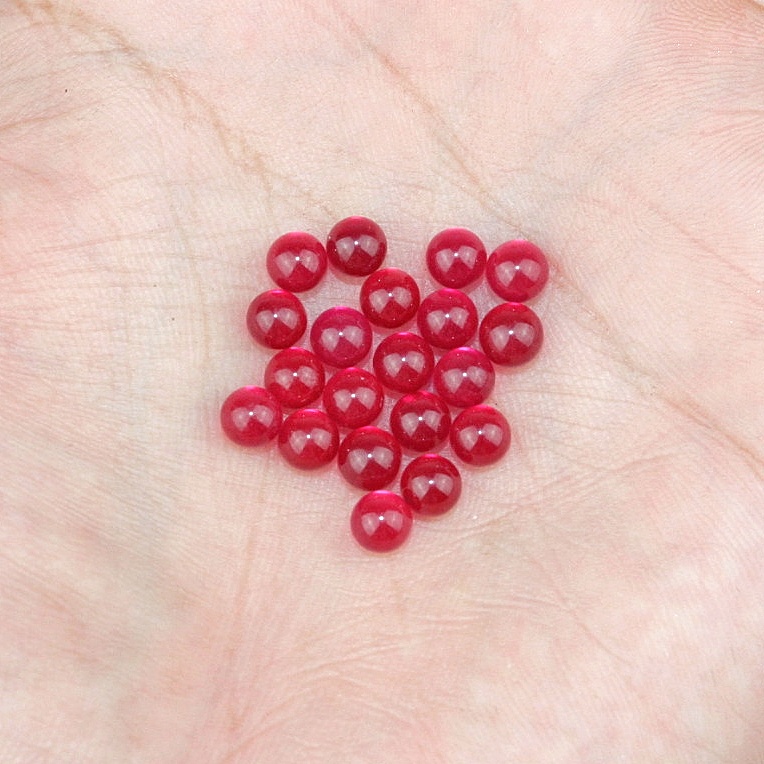 Batu Permata Lipan Merah Siam Bangkok Kekerasan 9mohs