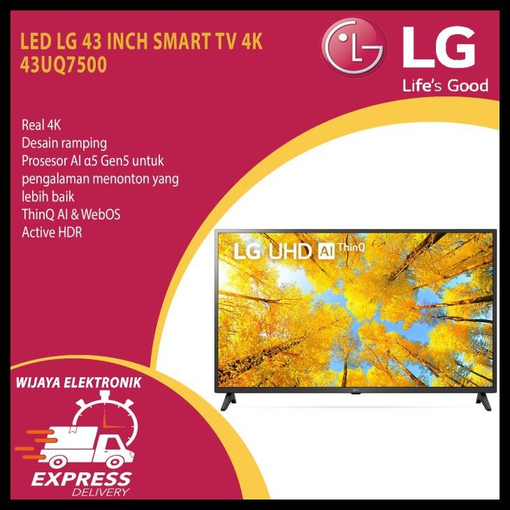 Led Lg 43 Inch 43Uq7500 Smart Tv New 2022