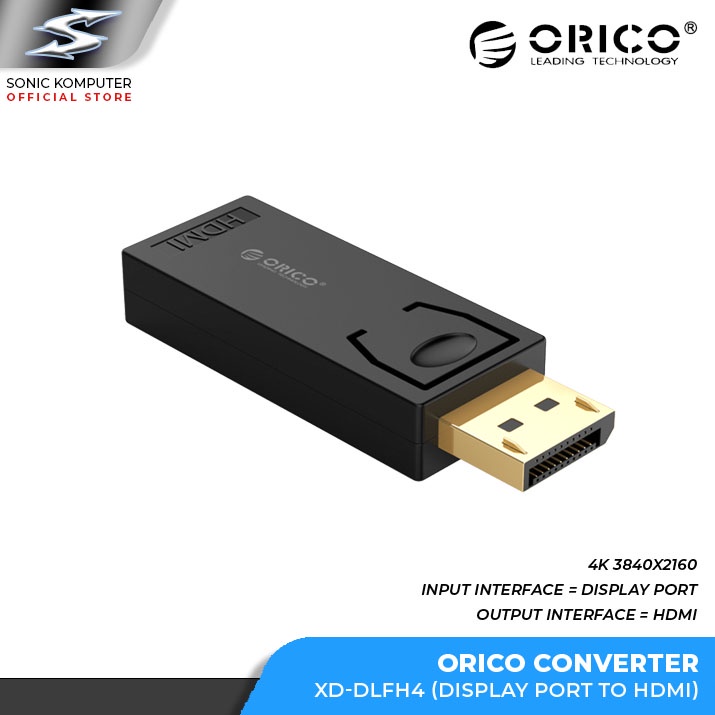 Orico XD DLFH4 Converter Display Port to HDMI Adapter 4K DisplayPort