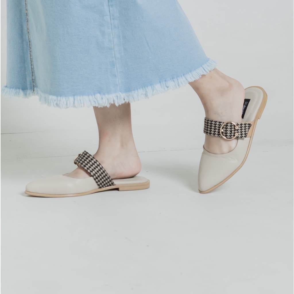 Dianable - Mecca Mules Shoes (Cream -  Cream Reborn)