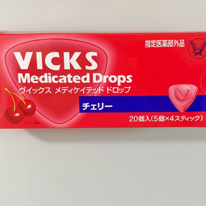 

Taisho Vicks Drops Medicated / Permen Tenggorokan / Throat Candy Japan