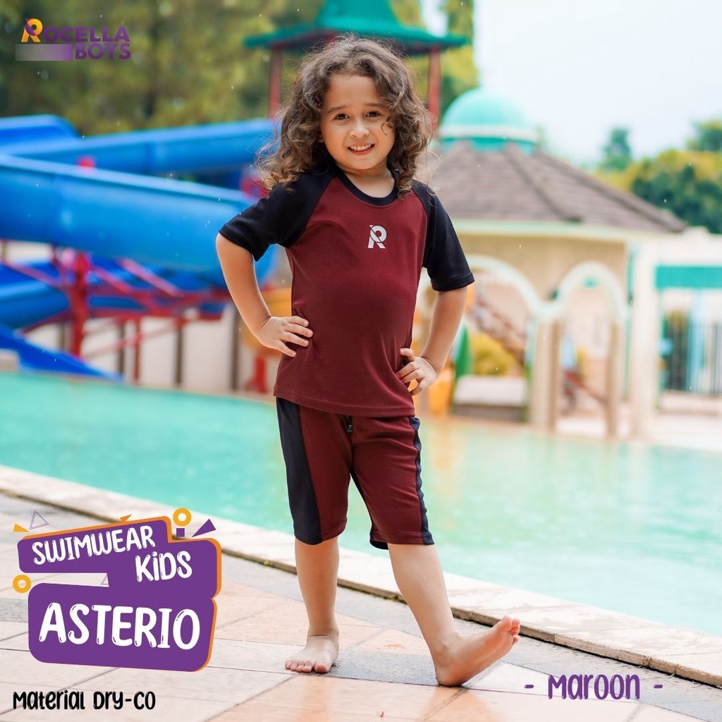 ROCELLA SWIMWEAR KIDS ASTERIO TERBARU - SWIMWEAR ROCELLA - BAJU RENANG ANAK