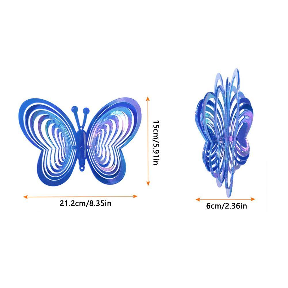 Solighter Butterfly Wind Spinner Baru Taman Hiasan Gantung Butterfly Reflektif